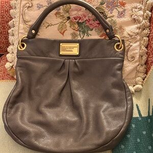 Marc Jacobs Dark Gray Leather Shoulder Bag